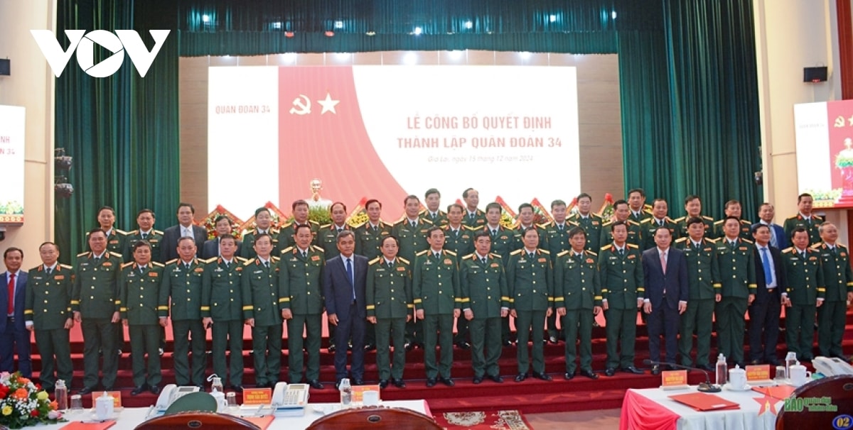 bộ trưởng quốc phòng phan văn giang dự lễ công bố thành lập quân đoàn 34 hình ảnh 2 bo truong quoc phong phan van giang du le cong bo thanh lap quan doan 34 hinh anh 2