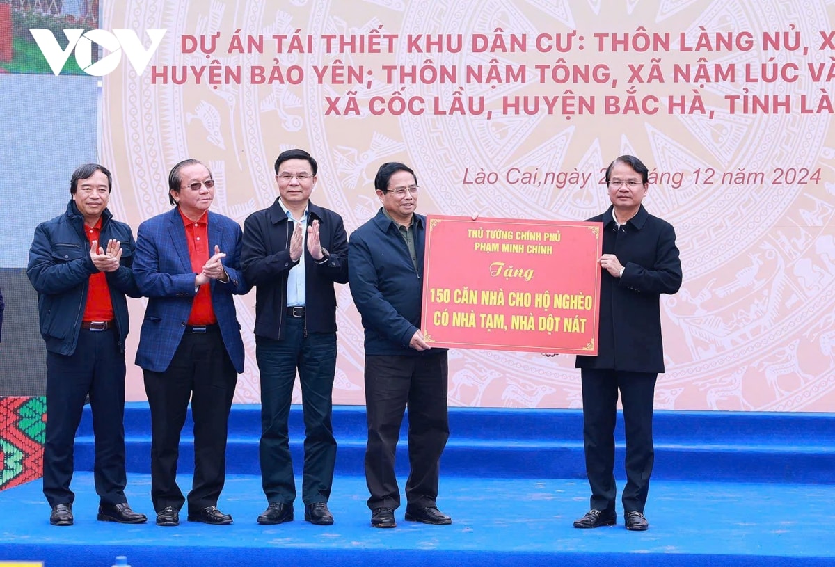 thu tuong pham minh chinh du le khanh thanh cong trinh tai thiet khu dan cu lang nu hinh anh 8