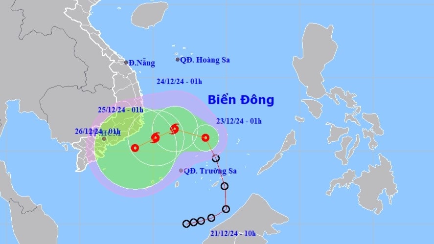 Áp thấp nhiệt đới gây gió giật cấp 9 trên khu vực quần đảo trường sa hình ảnh 1 Ap thap nhiet doi gay gio giat cap 9 tren khu vuc quan dao truong sa hinh anh 1