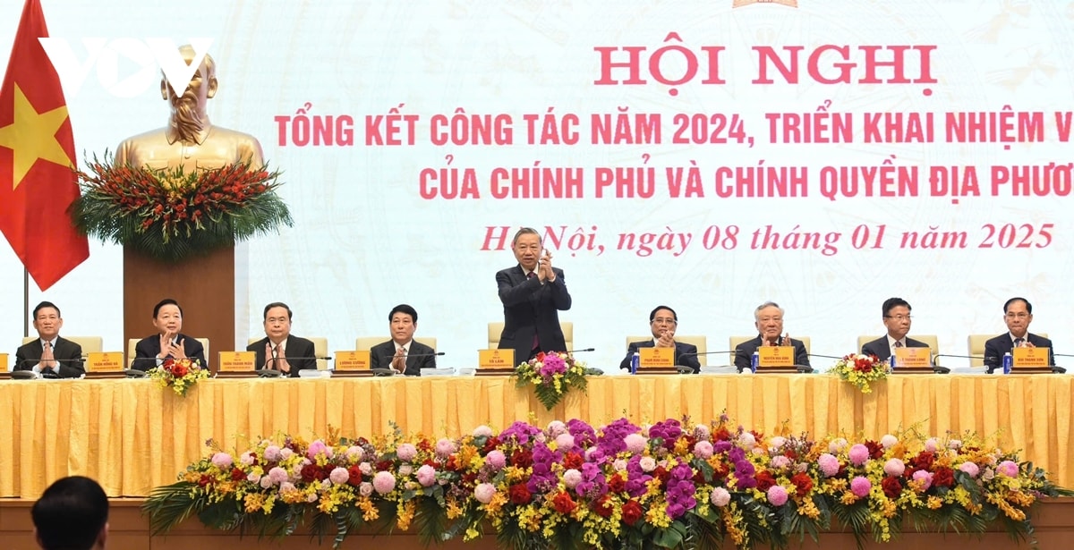 tong bi thu du hoi nghi chinh phu voi dia phuong trien khai nhiem vu 2025 hinh anh 3