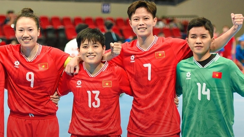 ket qua vong loai futsal nu chau A 2025 viet nam hoa kich tinh hinh anh 1