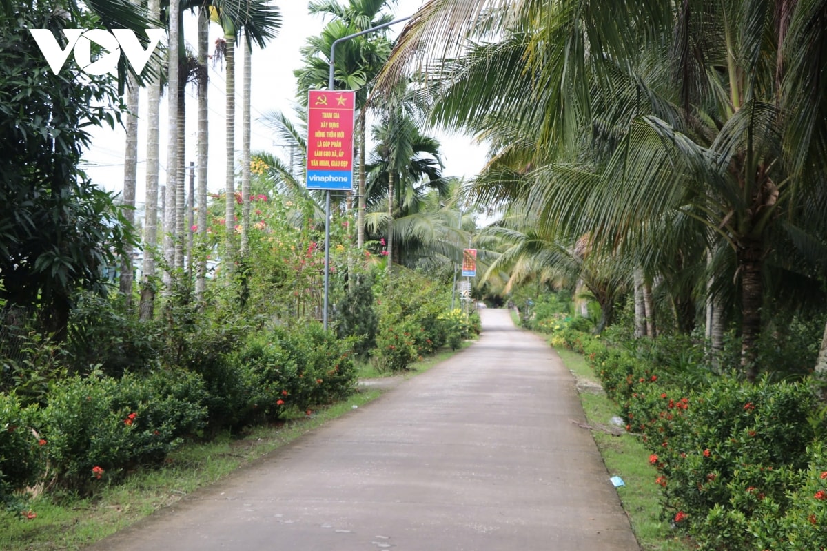 phum soc dong bao khmer khoi sac dip tet den, xuan ve hinh anh 1