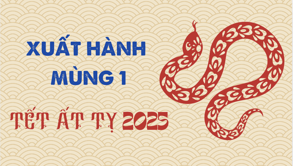 Hướng tốt, giờ đẹp xuất hành mùng 1 Tết Ất Tỵ 2025. (Ảnh: Nhật Thùy)