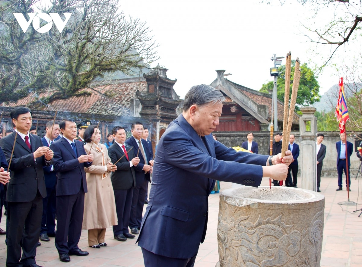 tong bi thu to lam dang huong tai co do hoa lu, tinh ninh binh hinh anh 2