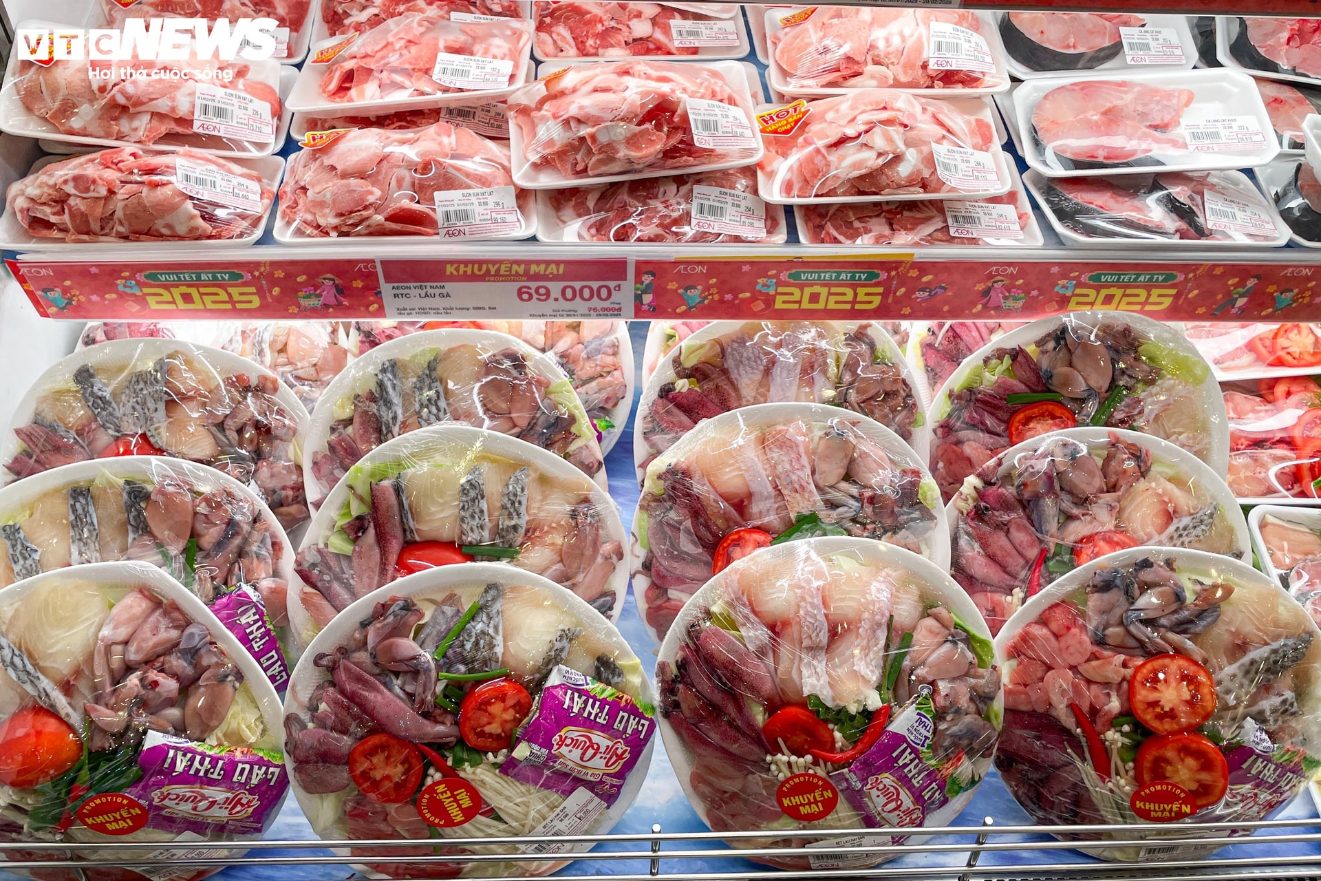 Siêu thị lại đầy ắp hàng hóa sau kỳ nghỉ Tết Nguyên đán Ất Tỵ  - 7