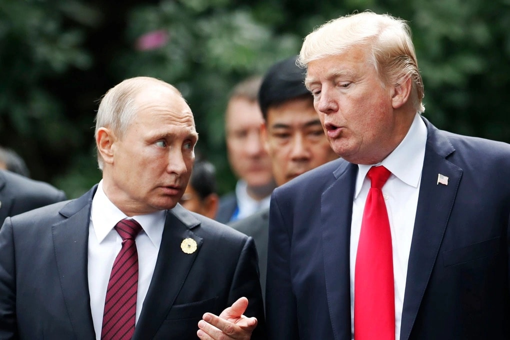 Tổng thống Nga Vladimir Putin (trái) và Tổng thống Mỹ Donald Trump (phải). (Ảnh: Reuters)