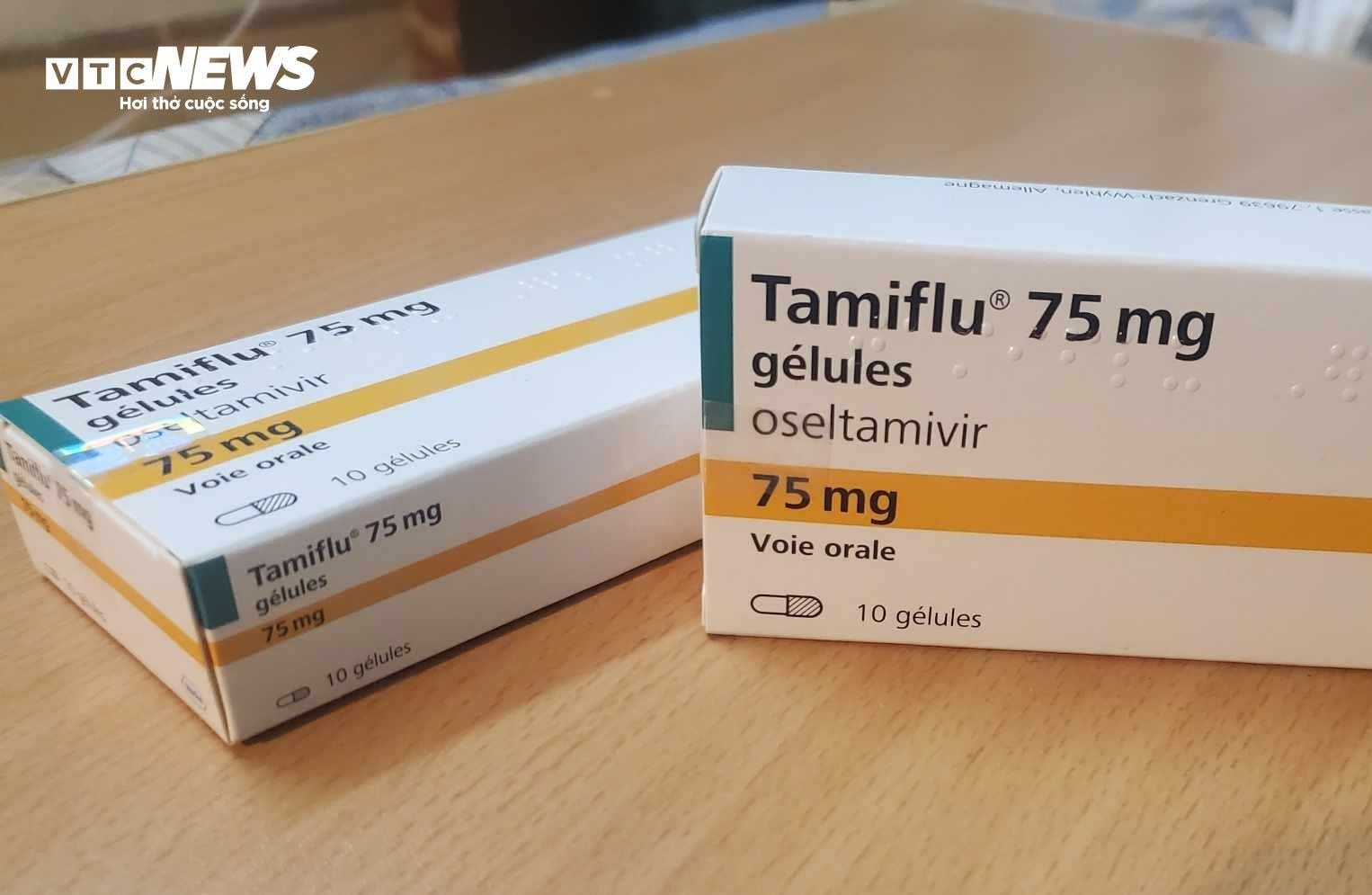 Tamiflu là loại thuốc kháng virus được kê để điều trị bệnh cúm mùa. (Ảnh: Như Loan)