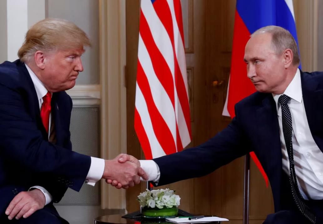 Tổng thống Mỹ Donald Trump và Tổng thống Nga Putin.