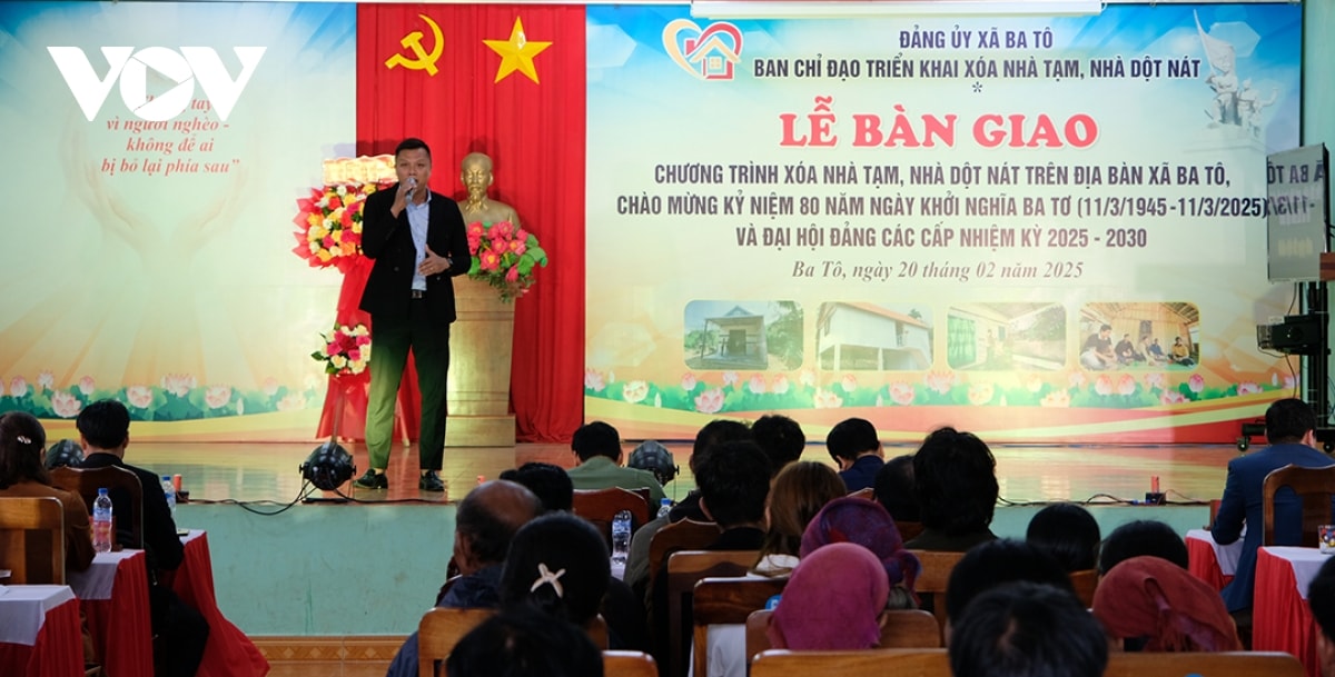 xã miền núi đầu tiên ở tỉnh quảng ngãi hoàn thành xóa nhà tạm hình ảnh 4 xa mien nui dau tien o tinh quang ngai hoan thanh xoa nha tam hinh anh 4