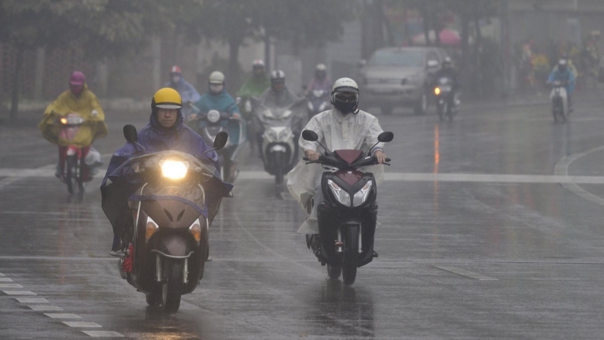 thoi tiet hom nay 25 2 bac bo co mua rao va dong, troi ret dam hinh anh 1