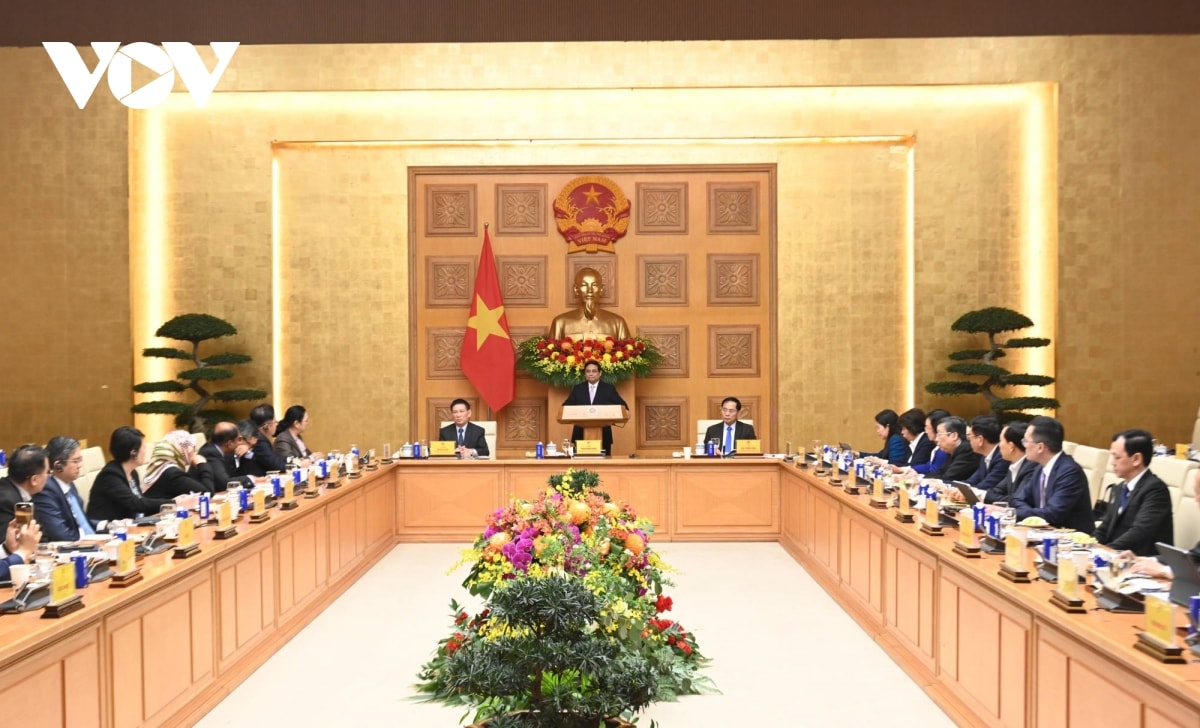 thu tuong pham minh chinh chu tri toa dam voi doanh nghiep asean hinh anh 1