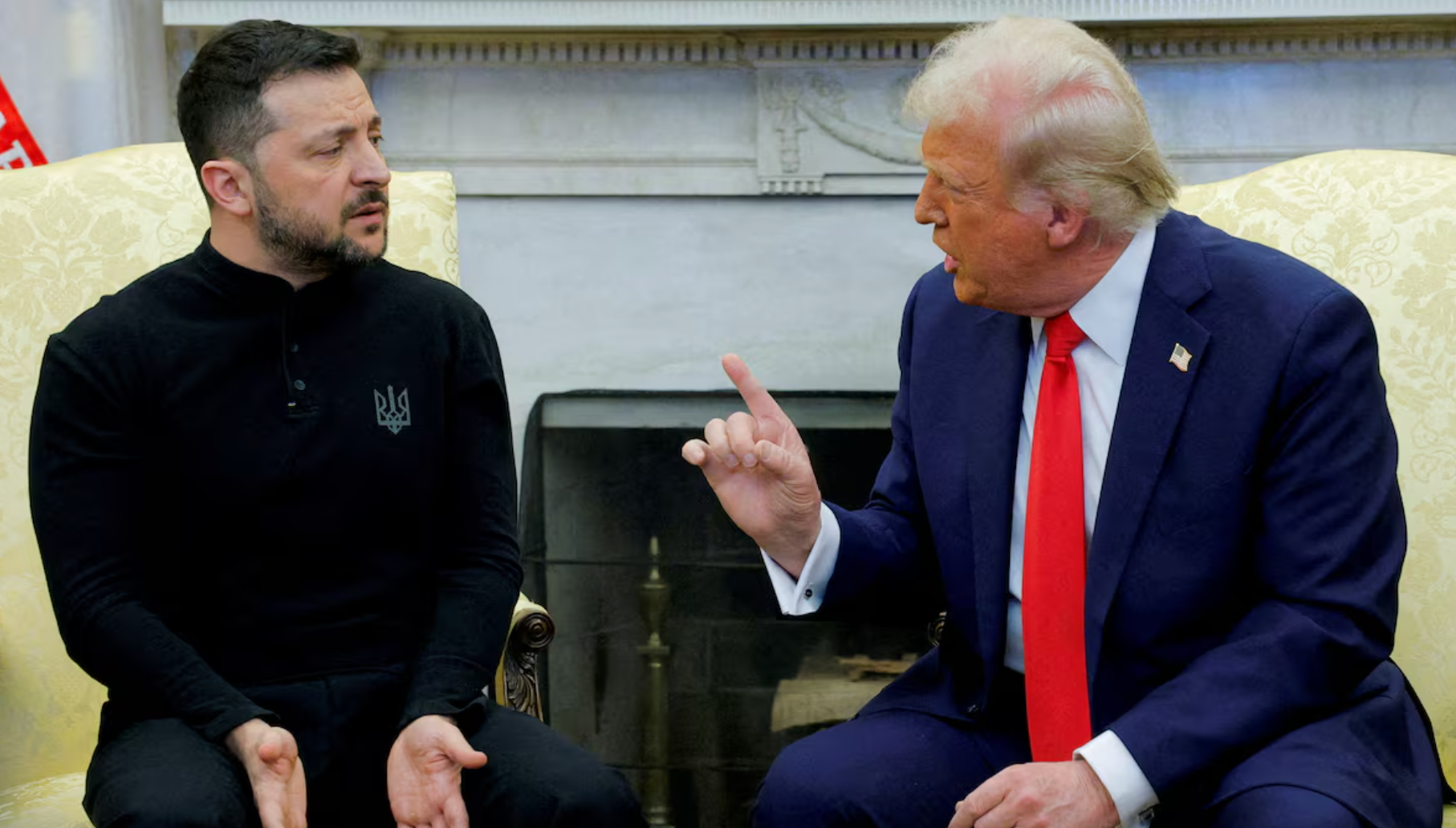 Tổng thống Mỹ Donald Trump gặp Tổng thống Ukraine Volodymyr Zelensky tại Nhà Trắng ngày 28/2. (Ảnh: Reuters)