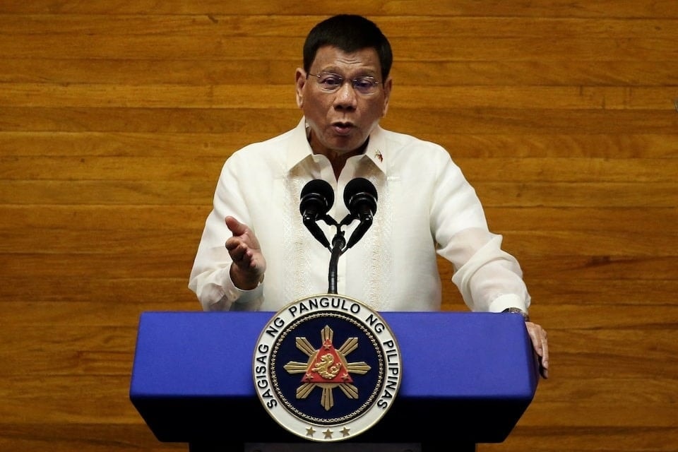 Cựu Tổng thống Philippines Duterte.