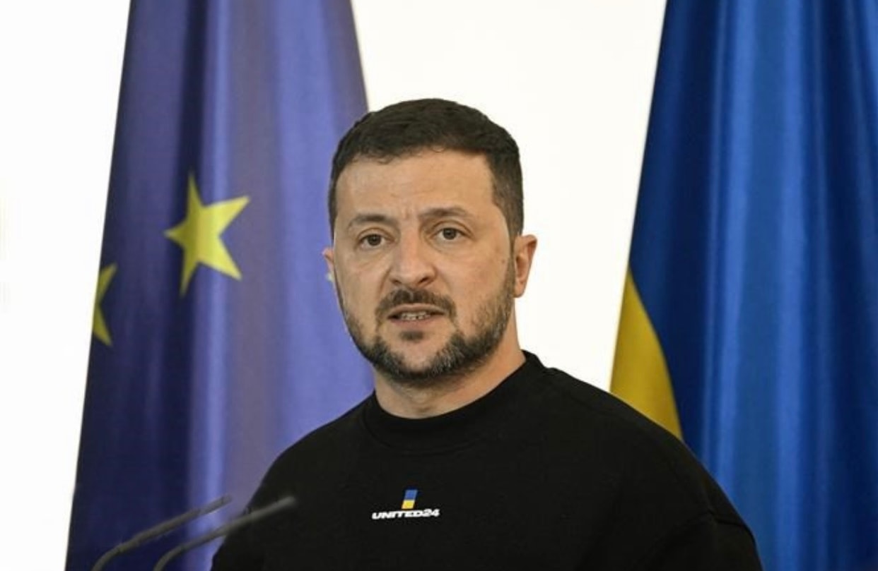 Tổng thống Ukraine Volodymyr Zelensky. (Ảnh: Getty)