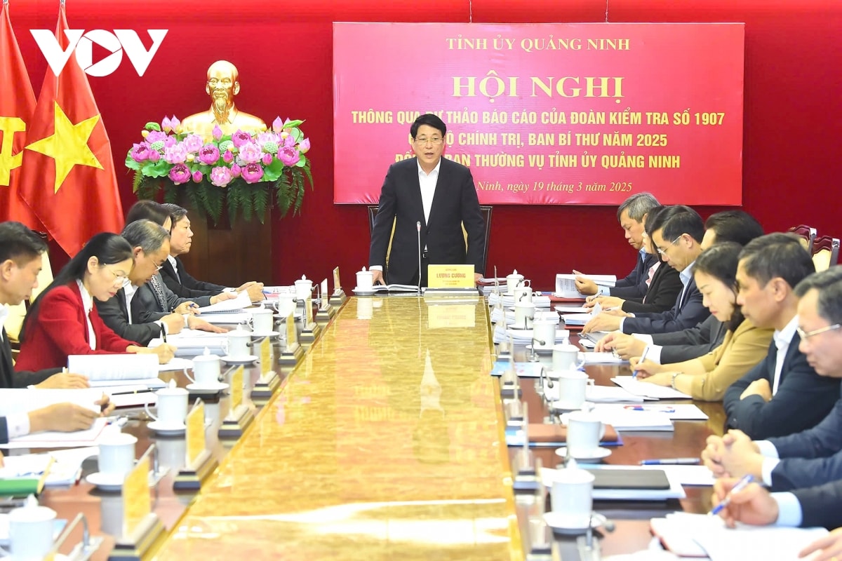 chủ tịch nước đề nghị quảng ninh thực hiện tốt chủ trương sắp xếp, tinh gọn bộ máy hình ảnh 1 chu tich nuoc de nghi quang ninh thuc hien tot chu truong sap xep, tinh gon bo may hinh anh 1