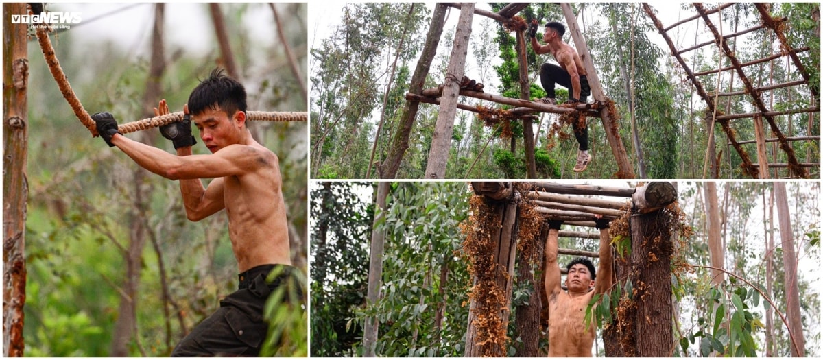 xem canh sat chong khung bo du day, tac chien tong hop tren song nuoc va dam lay hinh anh 10