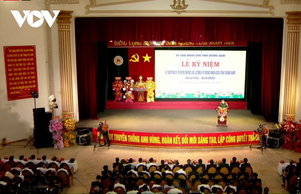 kỷ niệm 80 năm ngày truyền thống lực lượng vũ trang nhân dân tỉnh quảng nam hình ảnh 1 ky niem 80 nam ngay truyen thong luc luong vu trang nhan dan tinh quang nam hinh anh 1