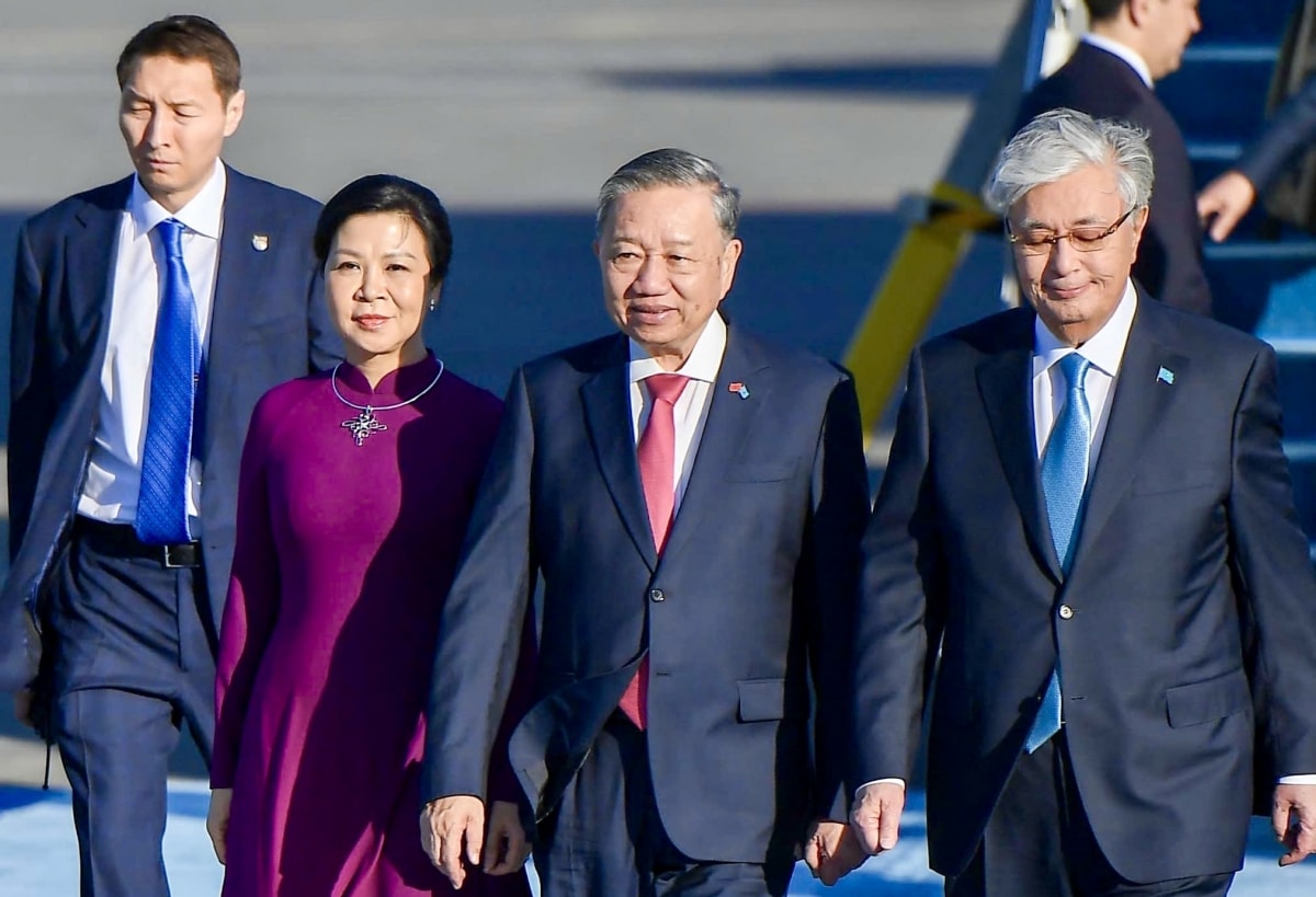 toan canh chuyen tham cap nha nuoc toi kazakhstan cua tong bi thu to lam hinh anh 1