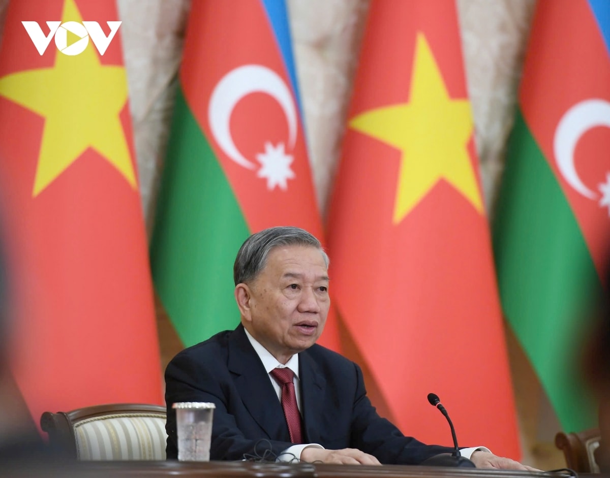 tổng bí thư tô lâm hội đàm với tổng thống azerbaijan ilham aliyev hình ảnh 4 tong bi thu to lam hoi dam voi tong thong azerbaijan ilham aliyev hinh anh 4
