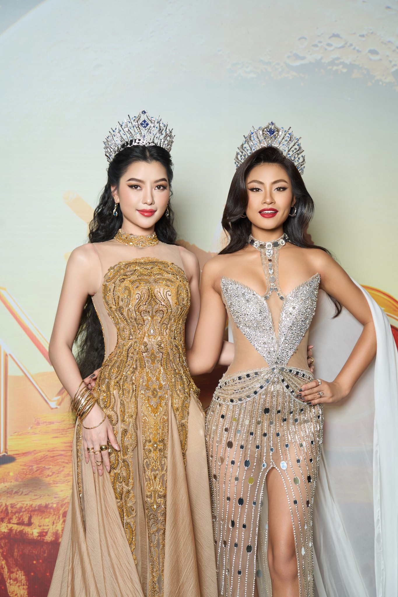 Top 2 Hoa hậu Hoàn vũ Việt Nam 2023.
