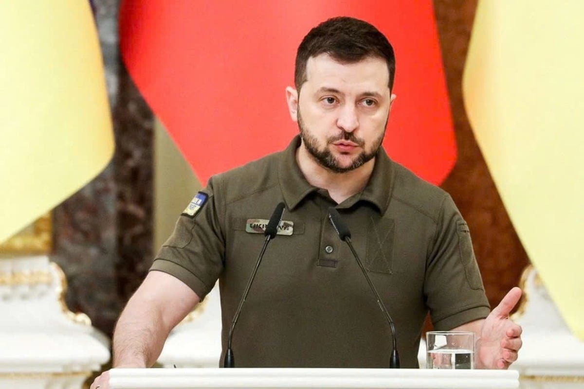 Tổng thống Ukraine Volodymyr Zelensky. (Ảnh: Reuters)