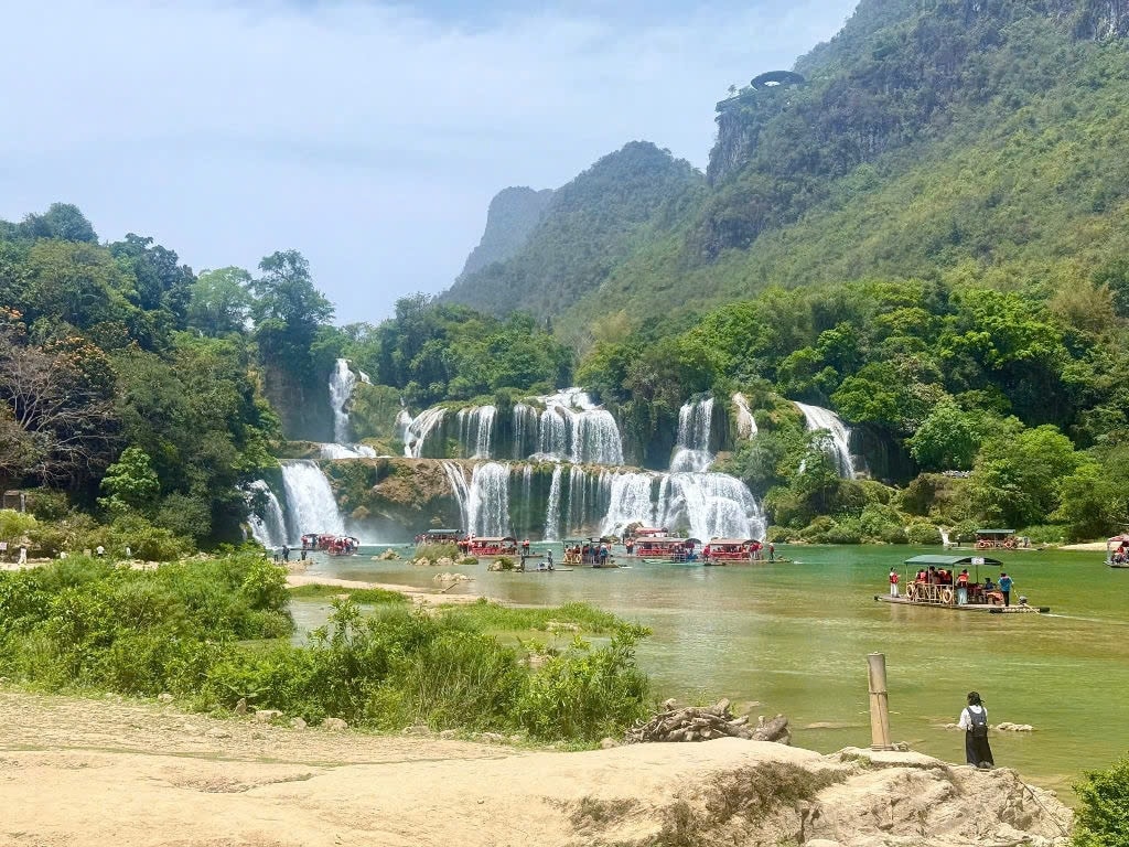 sức sống mới cho khu du lịch thác bản giốc hình ảnh 2 suc song moi cho khu du lich thac ban gioc hinh anh 2