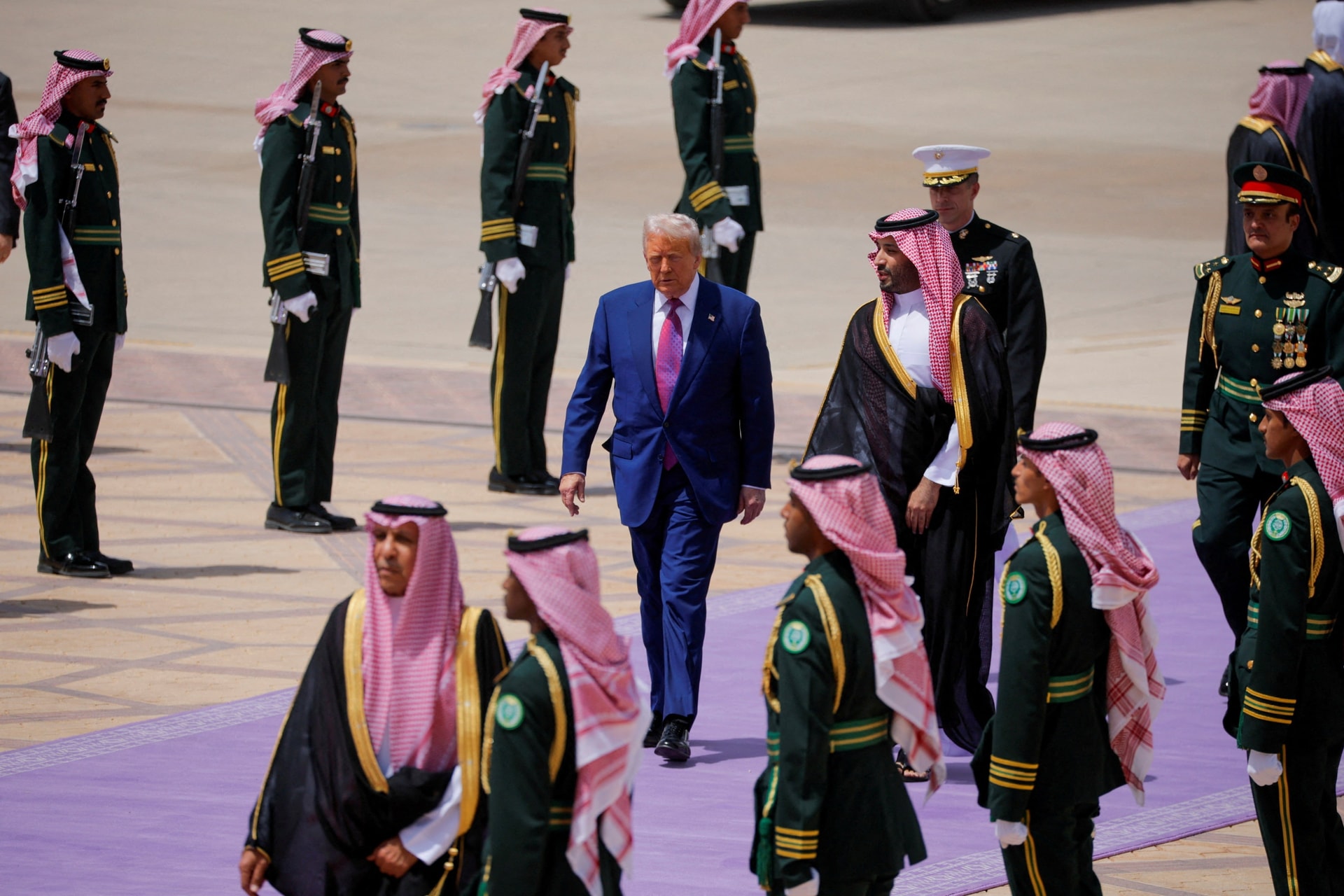 Ông Trump tại Ả Rập Xê-út.