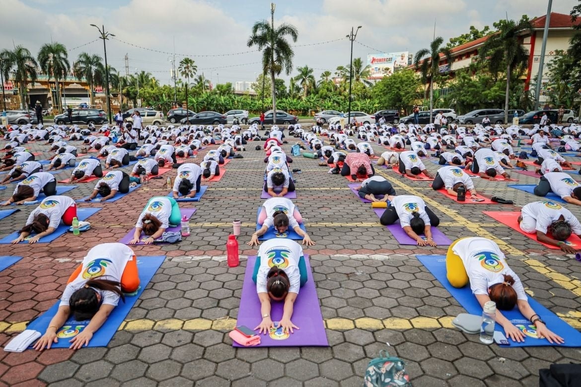 Ngày Quốc tế Yoga hàng năm được hưởng ứng đông đảo trên toàn thế giới.
