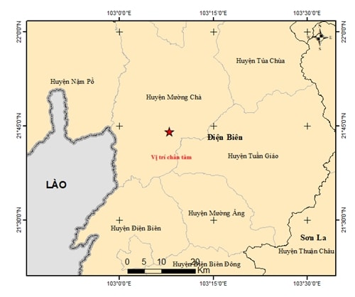 xảy ra trận động đất thứ 2 trong ngày tại huyện mường chà hình ảnh 1 xay ra tran dong dat thu 2 trong ngay tai huyen muong cha hinh anh 1