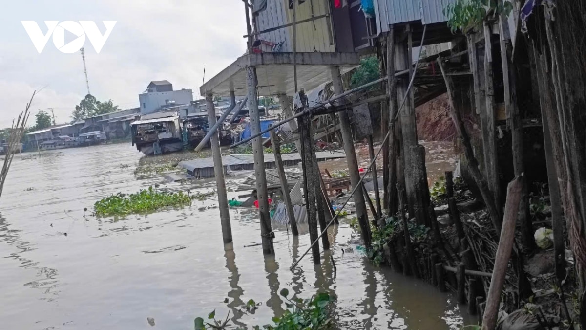sạt lở nghiêm trọng tại an giang, làm thiệt hại 10 căn nhà của người dân hình ảnh 2 sat lo nghiem trong tai an giang, lam thiet hai 10 can nha cua nguoi dan hinh anh 2