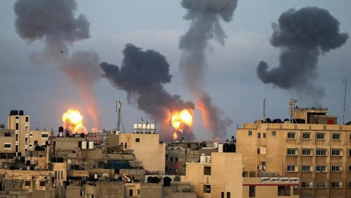Khói lửa bao trùm dải Gaza. (Ảnh: PressTV)