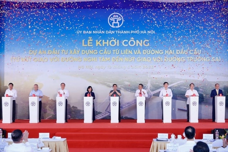 thủ tướng phát lệnh khởi công cầu tứ liên, hà nội hình ảnh 5 thu tuong phat lenh khoi cong cau tu lien, ha noi hinh anh 5