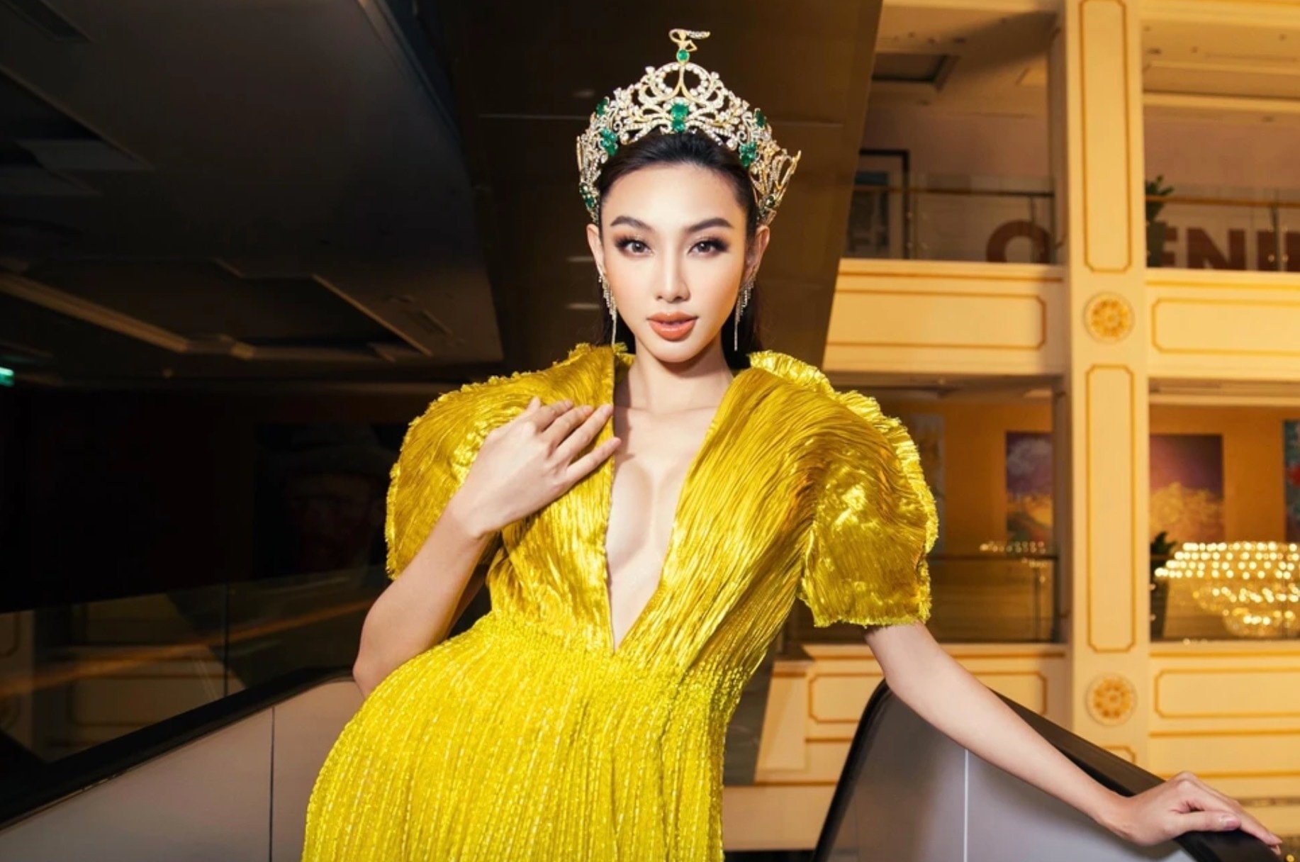 Cuộc đời Thuỳ Tiên bước sang trang mới sau khi trở thành đăng quang Miss Grand International 2021.