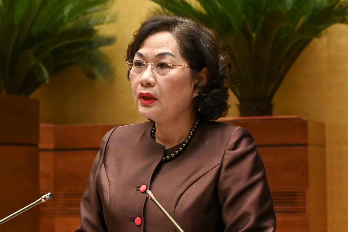 Thống đốc Ngân hàng Nhà nước Nguyễn Thị Hồng. (Ảnh: quochoi.vn)