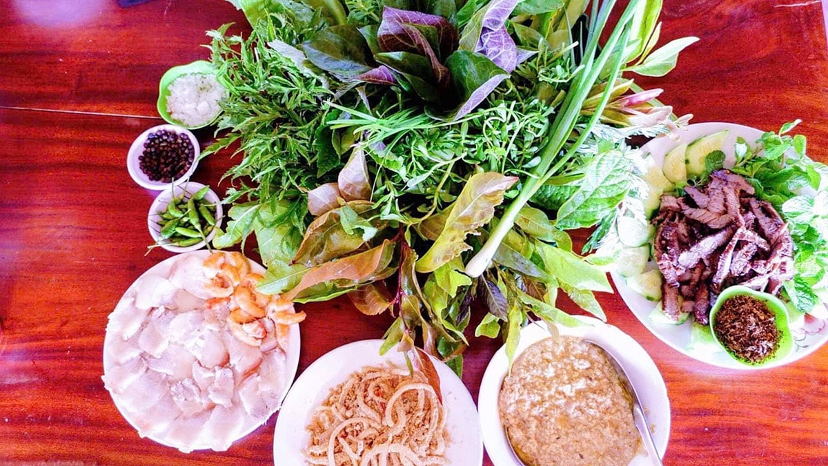 gỏi lá, món ăn độc đáo, hấp dẫn ở vùng cao kon tum hình ảnh 1 goi la, mon an doc dao, hap dan o vung cao kon tum hinh anh 1