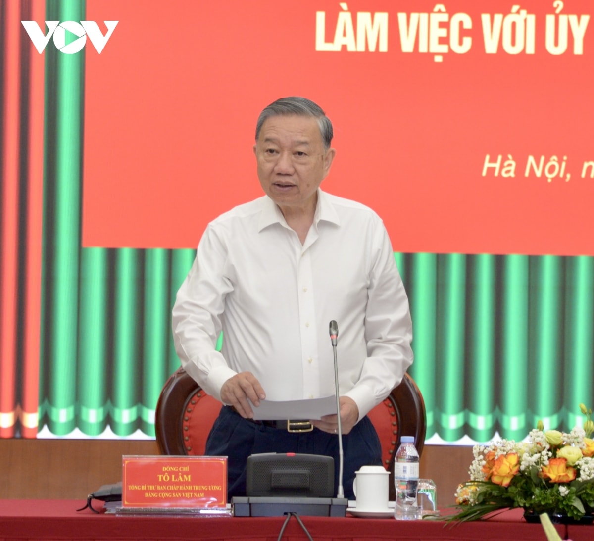 tong bi thu to lam chu tri buoi lam viec voi Uy ban kiem tra trung uong hinh anh 2