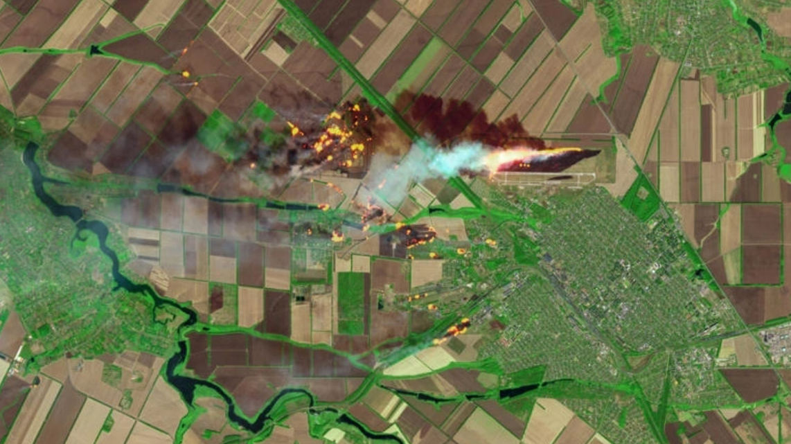 UAV Ukraine tấn công nhà máy của Nga. Ảnh: Dagens