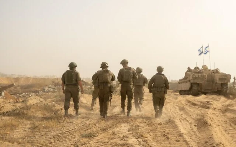 Lực lượng Phòng vệ Israel hoạt động ở phía bắc dải Gaza. (Ảnh: Lực lượng Quốc phòng Israel)