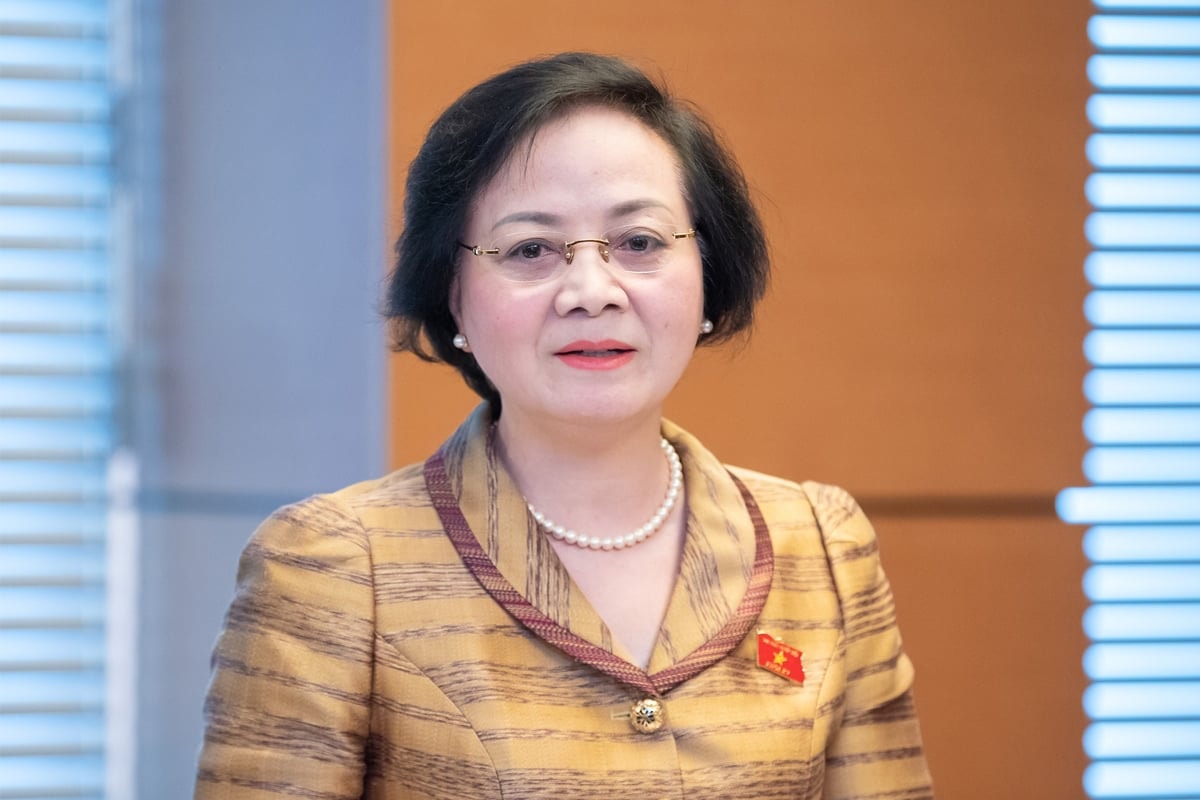 Bộ trưởng Nội vụ Phạm Thị Thanh Trà. (Ảnh: Phạm Thắng)