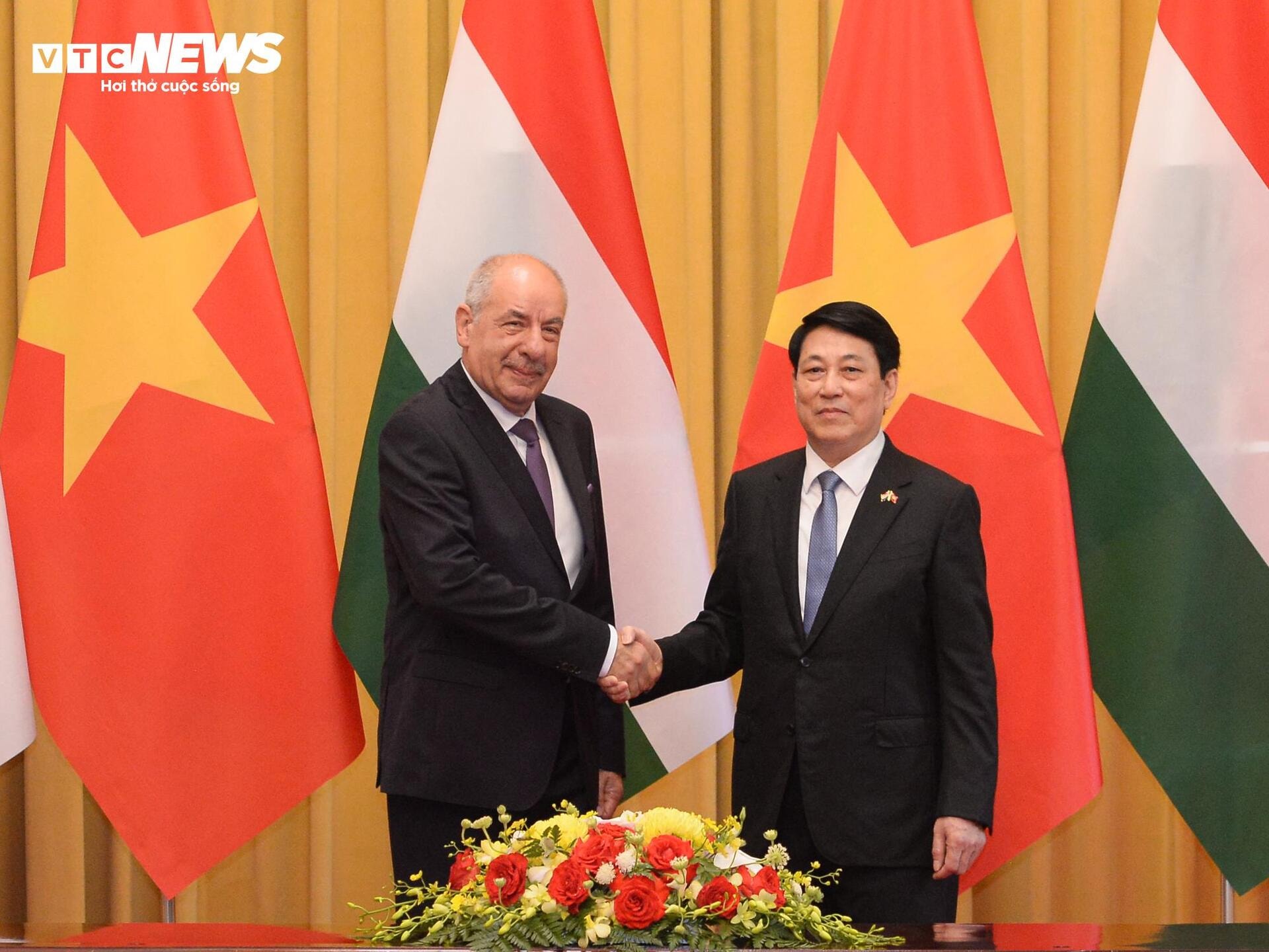Chủ tịch nước Lương Cường chủ trì lễ đón Tổng thống Hungary Sulyok Tamás - 11