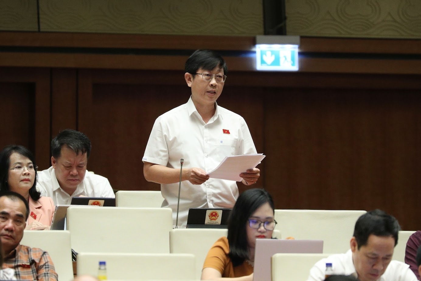 Đại biểu Nguyễn Hữu Thông. (Ảnh: Media Quốc hội).