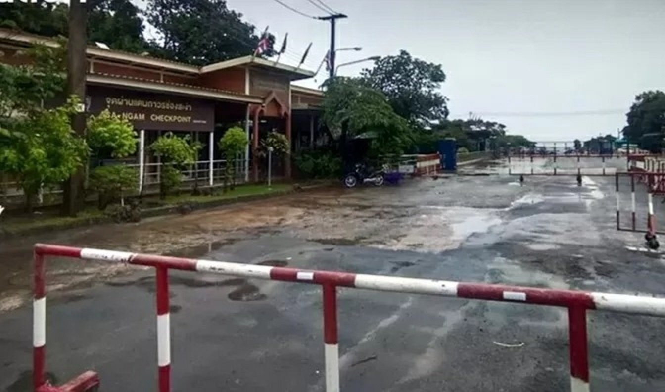 Một cửa khẩu biên giới giữa Thái Lan và Campuchia. (Nguồn: The Nation)
