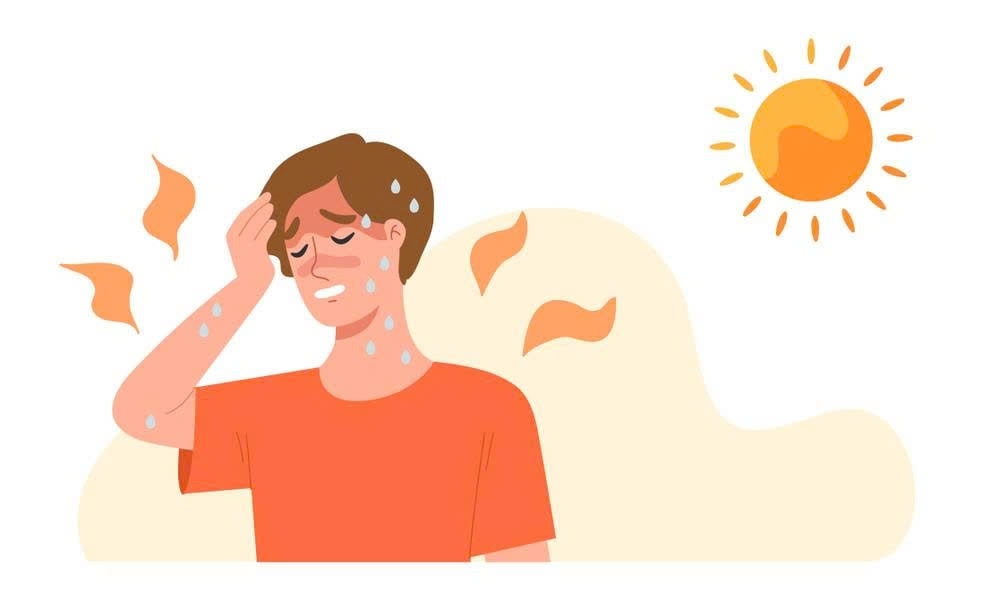 7 người nhập viện vì nắng nóng, trong đó 1 bệnh nhân nguy kịch hình ảnh 1 7 nguoi nhap vien vi nang nong, trong do 1 benh nhan nguy kich hinh anh 1