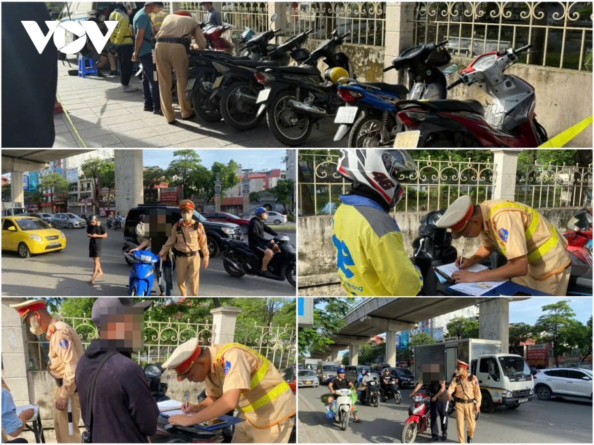 csgt hà nội ghi hình, đồng loạt xử lý mạnh vi phạm giao thông hình ảnh 2 csgt ha noi ghi hinh, dong loat xu ly manh vi pham giao thong hinh anh 2
