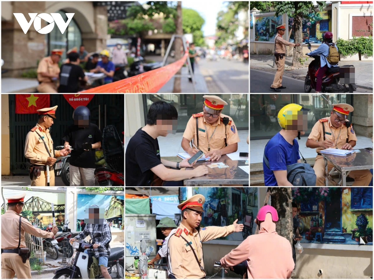 csgt hà nội ghi hình, đồng loạt xử lý mạnh vi phạm giao thông hình ảnh 3 csgt ha noi ghi hinh, dong loat xu ly manh vi pham giao thong hinh anh 3