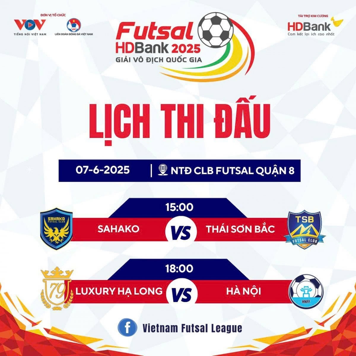 lịch thi đấu vòng 11 giải futsal hdbank vĐqg 2025 hình ảnh 1 lich thi dau vong 11 giai futsal hdbank vDqg 2025 hinh anh 1