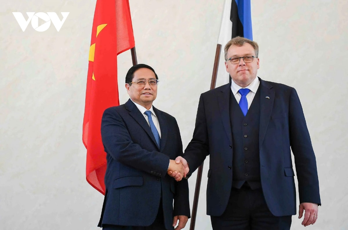 thủ tướng phạm minh chính hội kiến chủ tịch quốc hội estonia hình ảnh 2 thu tuong pham minh chinh hoi kien chu tich quoc hoi estonia hinh anh 2