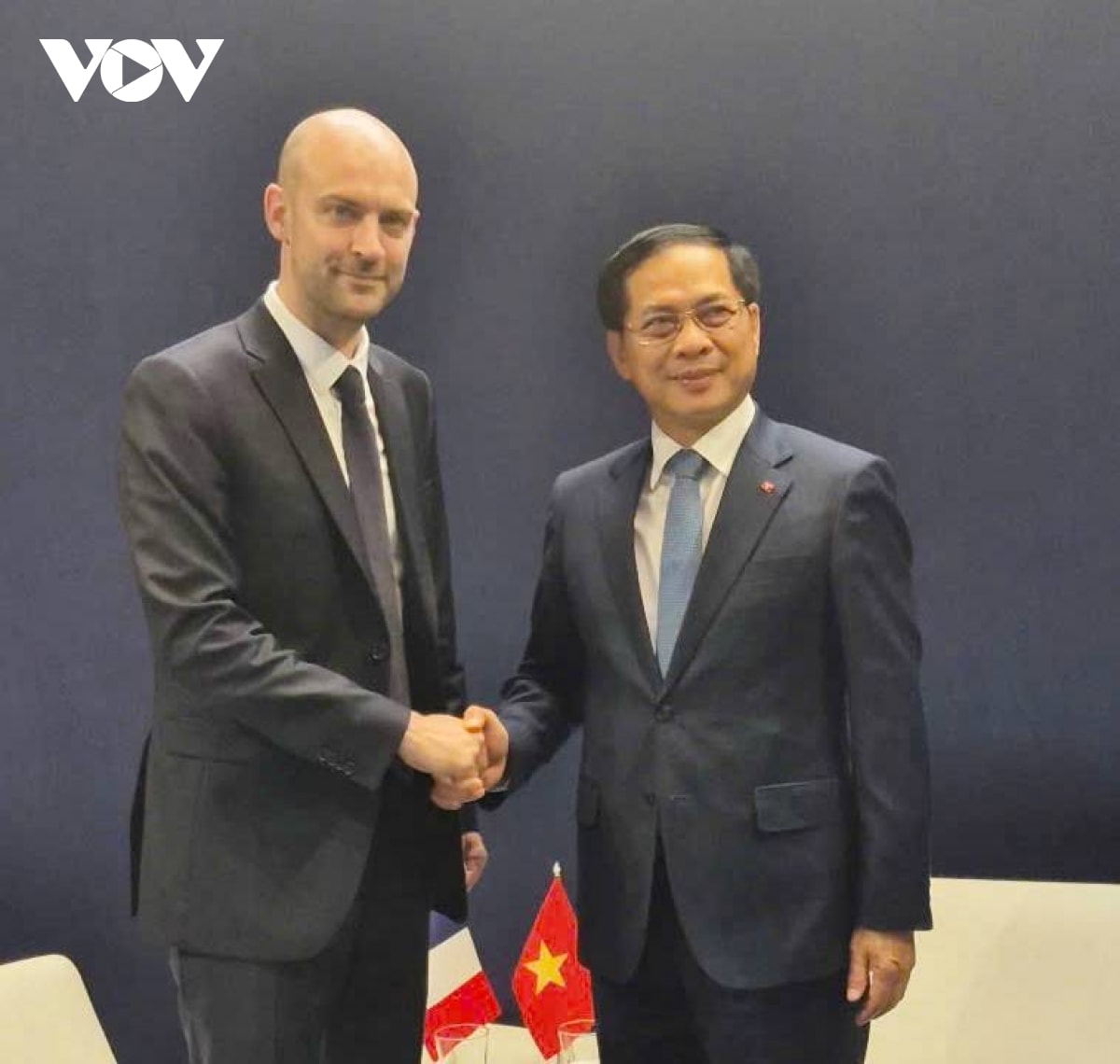 phó thủ tướng bùi thanh sơn hội kiến bộ trưởng châu Âu và ngoại giao pháp hình ảnh 1 pho thu tuong bui thanh son hoi kien bo truong chau Au va ngoai giao phap hinh anh 1