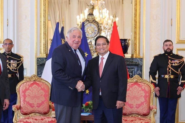 thủ tướng phạm mình chính quan hệ việt nam - pháp được ví như đồ thị đi lên hình ảnh 1 thu tuong pham minh chinh quan he viet nam - phap duoc vi nhu do thi di len hinh anh 1