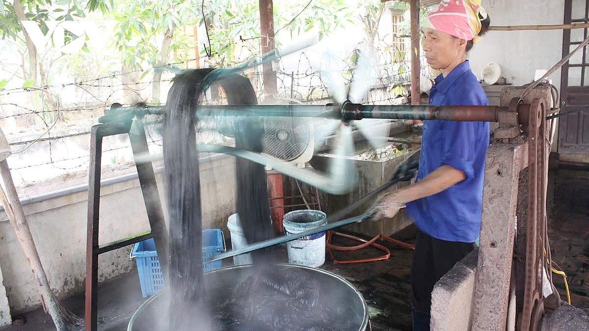 kham pha lang nghe det lua nha xa ruc ro sac mau truyen thong tren khung lua hinh anh 10